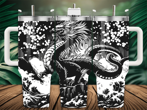 Cherry Blossom Dragon: Graphics & Crafts for Brand Impact