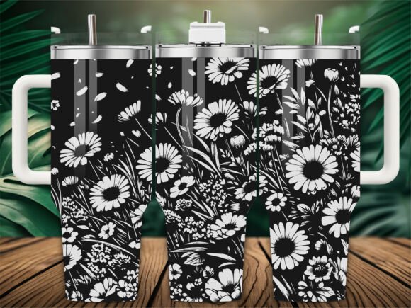 Daisy Floral Pattern: Graphics & Crafts for Digital Publishing