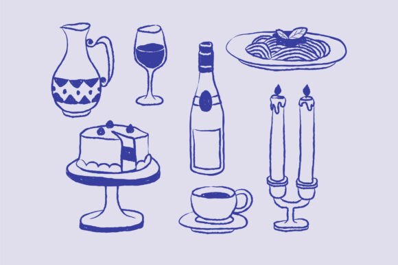 Drinks Desserts Collection: Graphics & Illustrations Review
