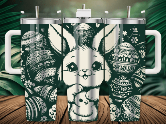Easter Bunny Egg Graphics for Crafts and Branding