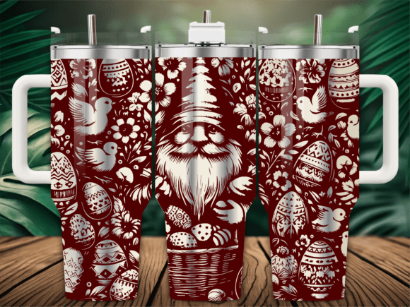 Floral Easter Egg Gnome Tumbler Graphics and Tumbler Wraps Review