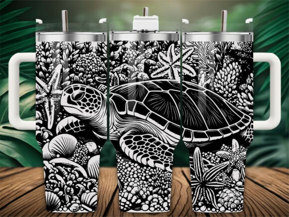 Ocean Coral Turtle: A Graphics Review for Branding