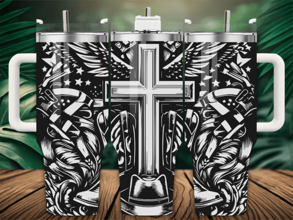 Religious Cross Wings: Graphics & Crafts for Faith-Based Designs