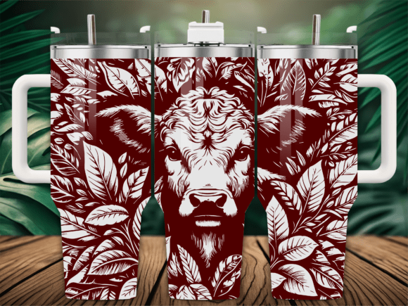 Reviewing Floral Highland Cow for Embroidery Projects