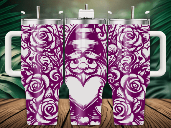 Valentines Heart Gnome Tumbler Graphics Review