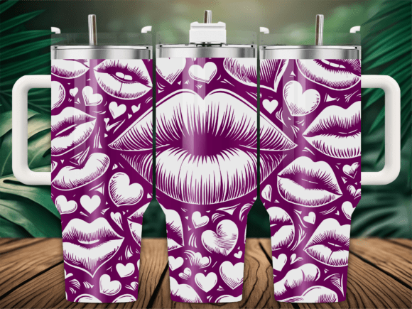 Valentines Lips: Graphics & Crafts for Editorial Design