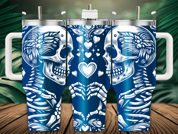 Valentines Skeleton Heart: Graphics & Crafts for Branding